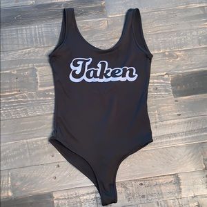 Forever 21 TAKEN Body Suit
